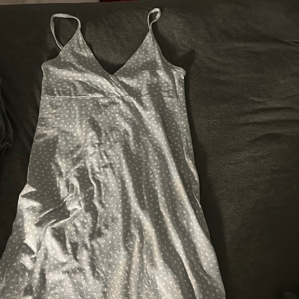 Light blue and white Brandy Melville Amara dress. (Not sold anymore)